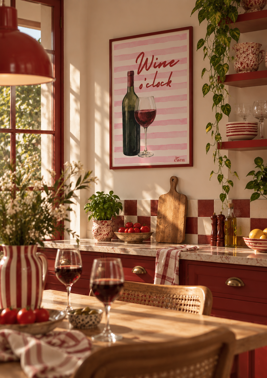 Affiche Wine o'clock