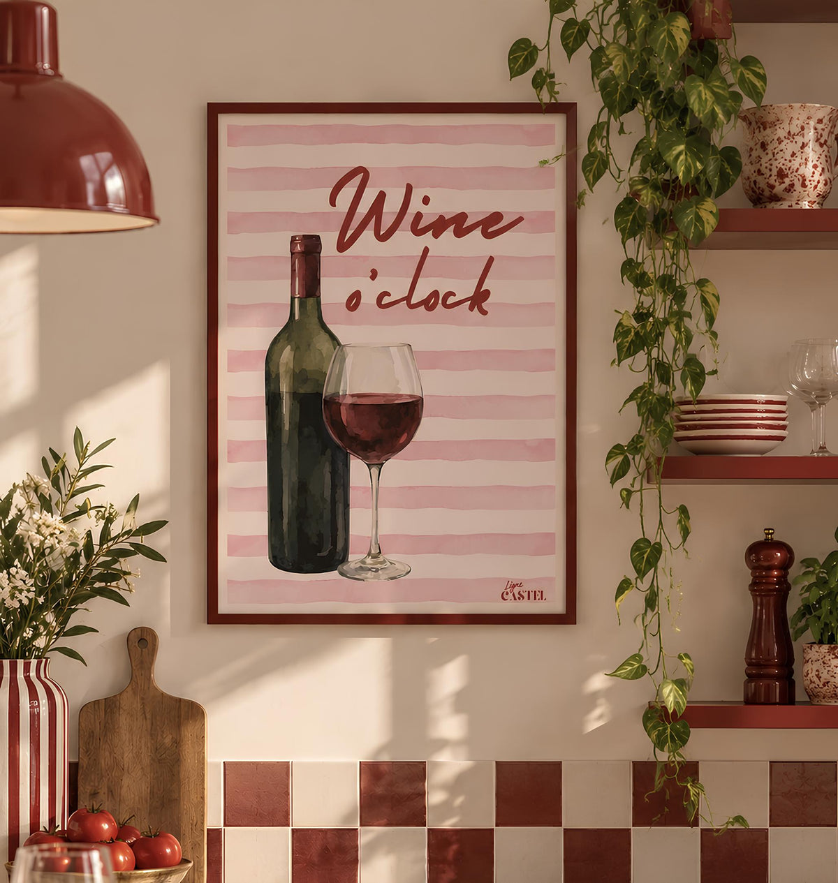 Affiche Wine o'clock