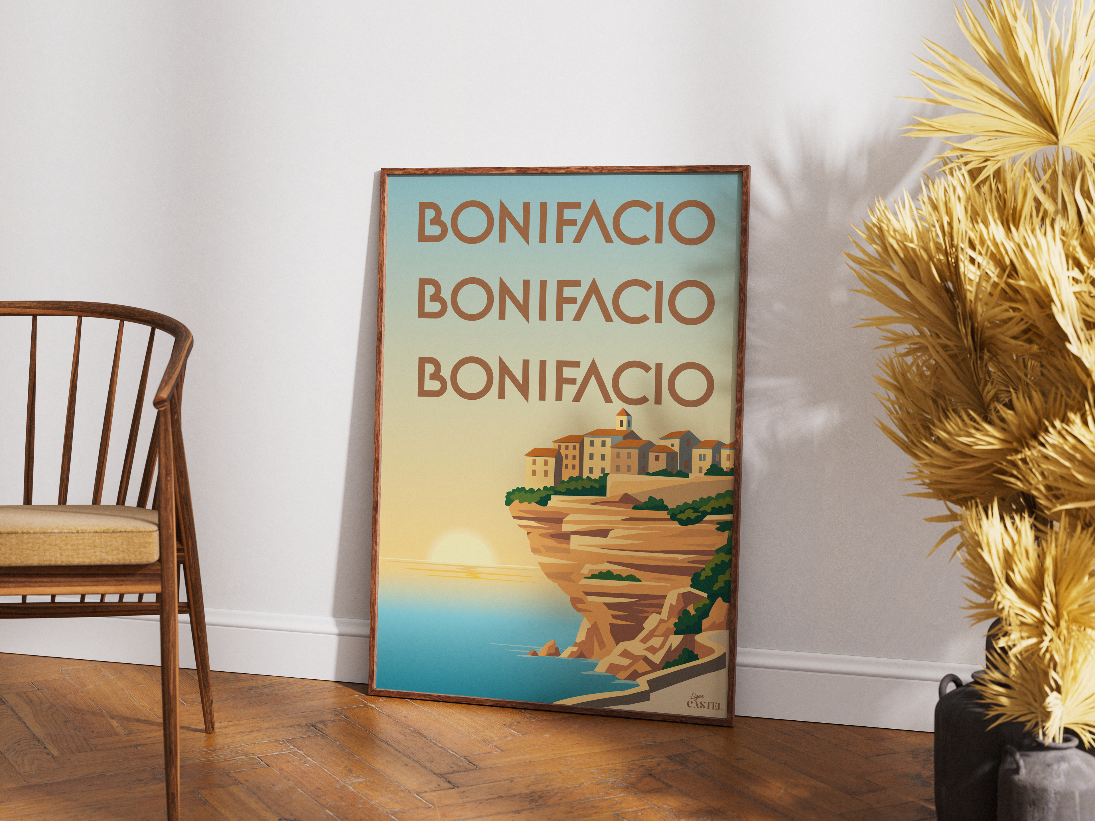 Affiche Bonifacio - Corse