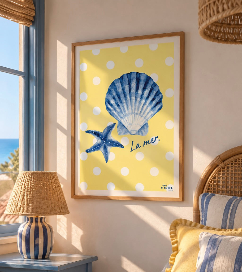 Affiche La mer.