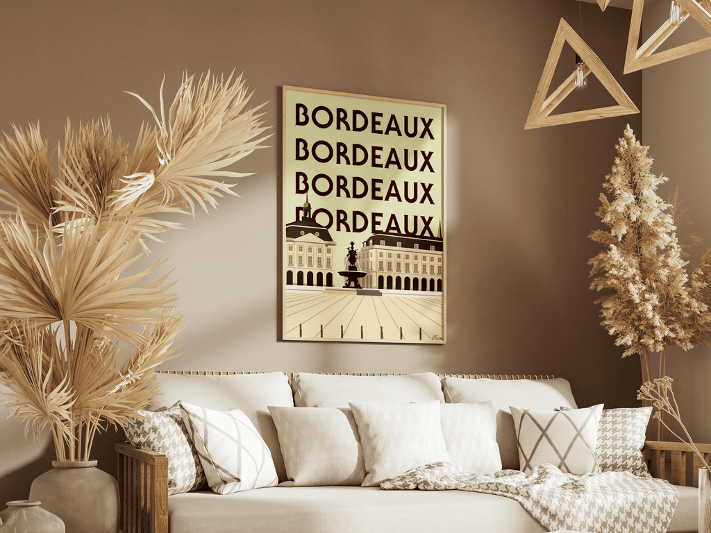 Affiche Bordeaux - Place de la Bourse