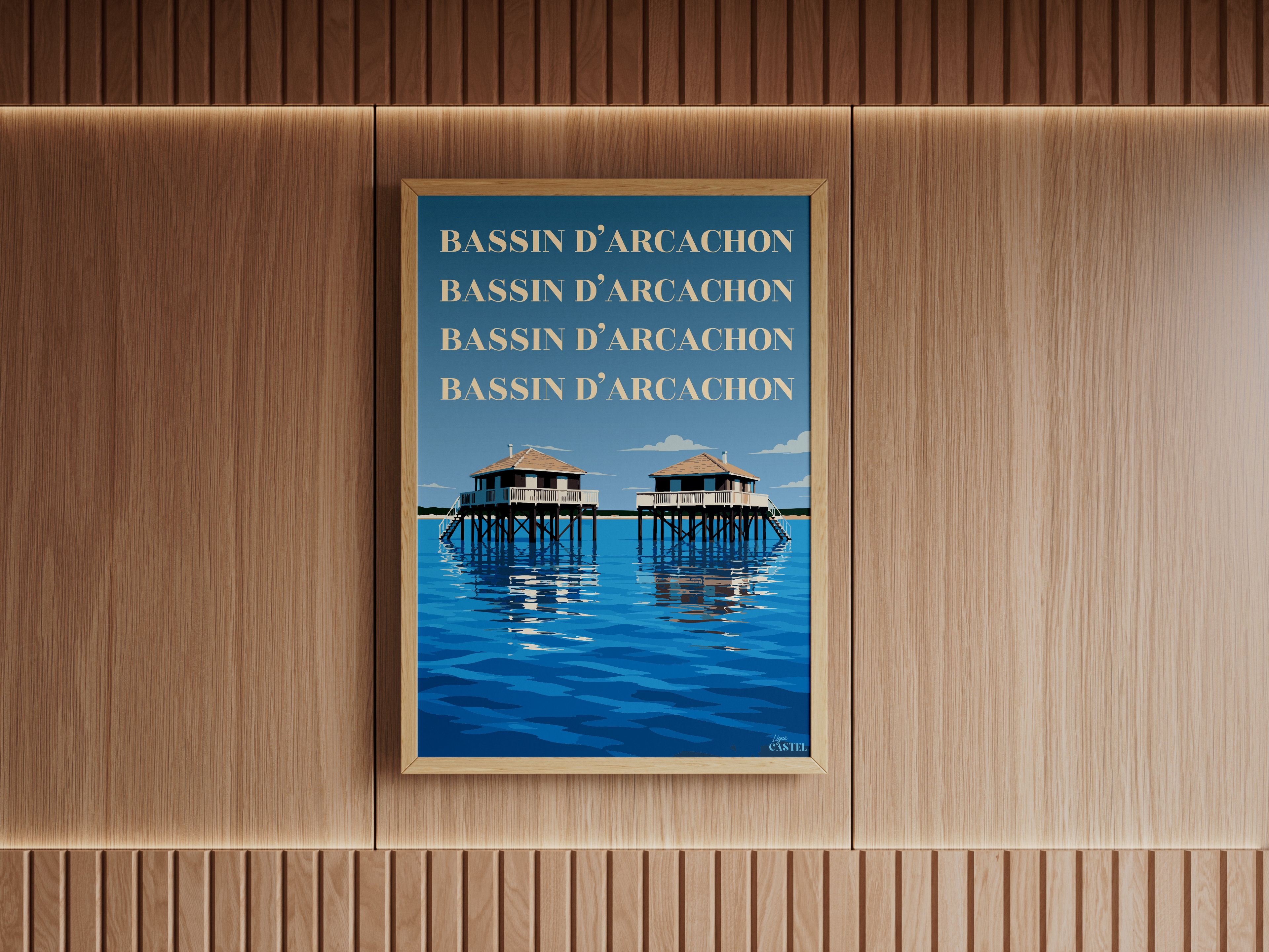 Affiche Bassin d'Arcachon