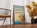 Affiche Bonifacio - Corse