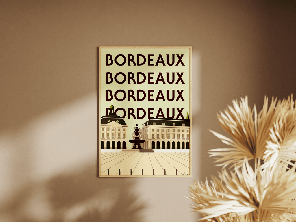 Affiche Bordeaux - Place de la Bourse